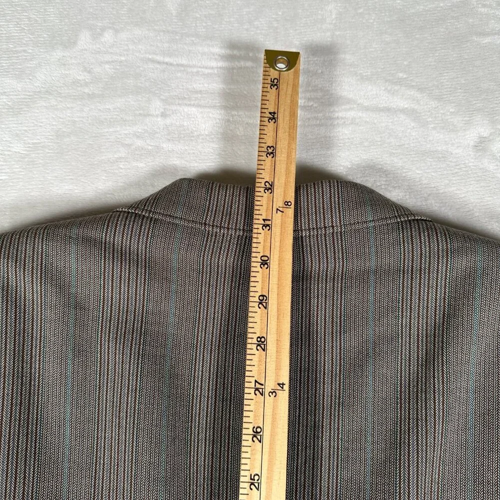 Hugo Boss Aamon Blazer Men Size 44R Two-Button Jacket Cotton Blend Made Slovenia - Picture 8 of 16